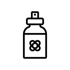 canola spray bottle icon vector. canola spray bottle sign. isolated contour symbol illustration