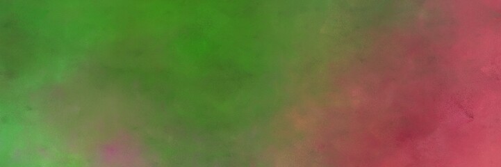 beautiful dark olive green, moderate red and pastel brown colored vintage abstract painted background with space for text or image. can be used as horizontal background texture