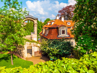 Terraced gardens of Prague Castle, Praha, Czech Republic