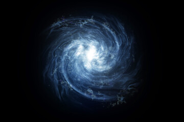 galaxy with space nebula and many stars, milky way