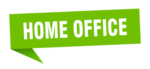 home office banner. home office speech bubble. home office sign