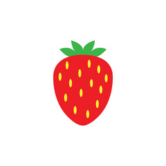 strawberry icon vector fruit fresh sign 
