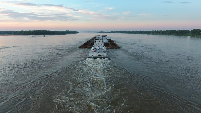 Towboat, barge