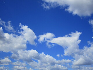 blue sky with clouds