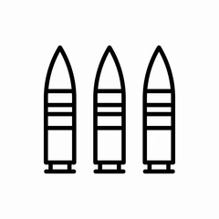 Outline bullet icon.Bullet vector illustration. Symbol for web and mobile