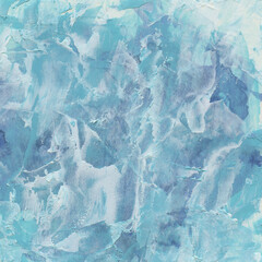 Obraz premium Abstract painting. Modern art. Beautiful hand painted image for creative design of posters, cards, invitations, prints, banners, websites, wallpapers, etc. Cool colours.