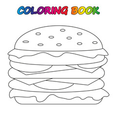 coloring page. Worksheet. Game for kids -  coloring book.