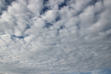 evening sky with dark cloudy 