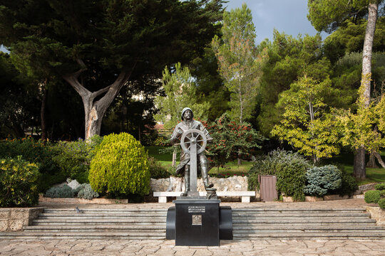 Statue of Prince Albert I in St Martin Gardens, Monaco-Ville