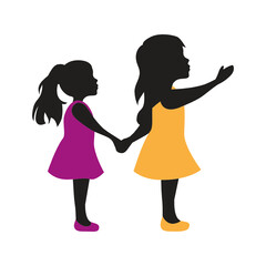 two little girls