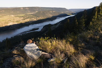 Overlooking the Fraser River