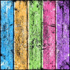 Color wood texture with realistic natural structure. Blank board composed from clean planks. Empty background in square size format. Graphic element saved as a vector illustration in EPS file format