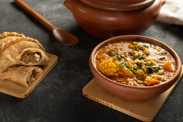 Traditional meal of Argentina.