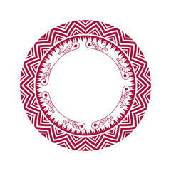 ethnic mandala indu style icon