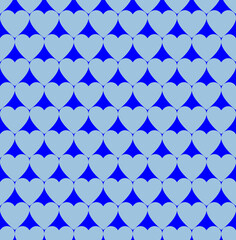 Love heart seamless repeat pattern background