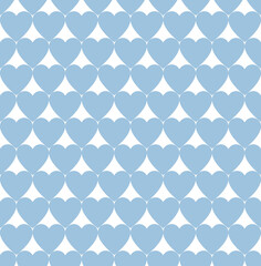 Love heart seamless repeat pattern background