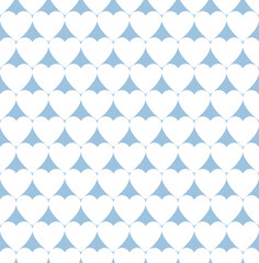 Love heart seamless repeat pattern background