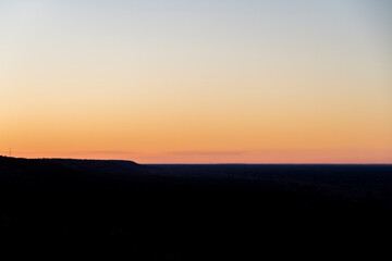 Dramatic sunsets on the Nullarbor plain, South Australia