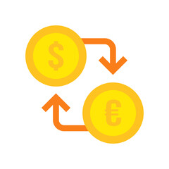 The best money excange icon, illustration vector. Suitable for many purposes.
