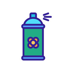 canola spraying aromatic liquid icon vector. canola spraying aromatic liquid sign. isolated color symbol illustration