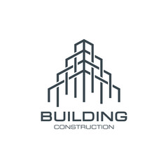 Building logo design template