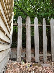 Naklejka premium Weathered Fence