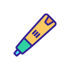 3d pen innovation device icon vector. 3d pen innovation device sign. isolated color symbol illustration