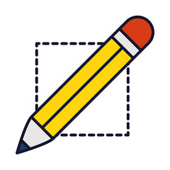 pencil icon image, line and fill style