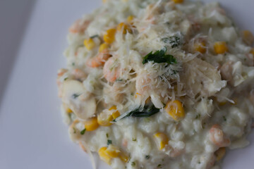 Shrimp and Mushroom Risotto