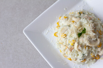 Shrimp and Mushroom Risotto