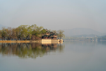 West dyke and Pavilion at Summer Palace, Beijing 
