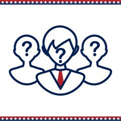 group of people with question mark