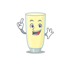 screaming orgasm cocktail caricature design style with one finger gesture