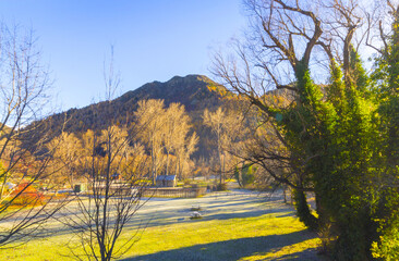 Autumn Colours at Arrowtown, South Island, New Zealand; Landscape Scenery Arrowtown
