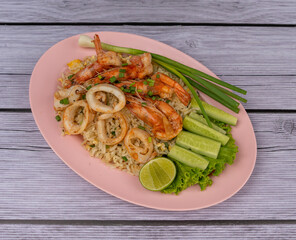 Thai Food Mixed Food Selections 