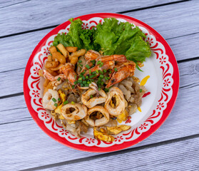 Thai Food Mixed Food Selections 