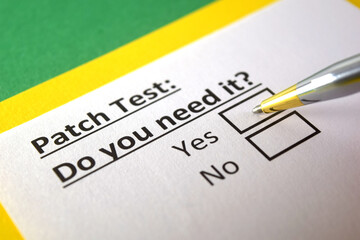 Obraz premium Questionnaire