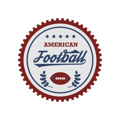 american football badge
