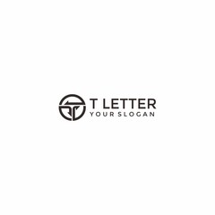 The initial logo T is suitable for companies such as financial planning, financial advisors, business consulting, wealth management, the insurance firm