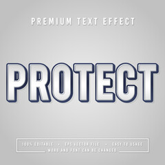 decorative protect Font and Alphabet vector