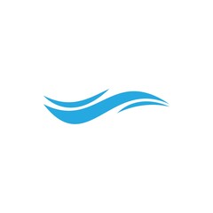 Natural Water wave Logo