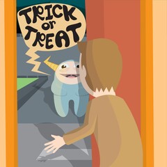 trick or treat halloween poster