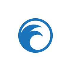 Natural Water wave Logo