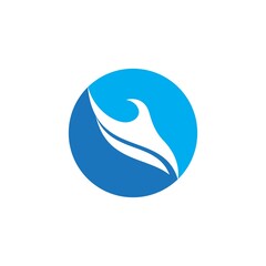 Natural Water wave Logo