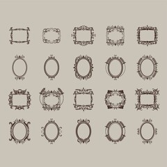 collection of frames