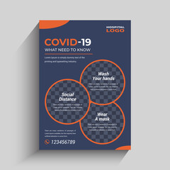 what need to know about corona virus  health flyer