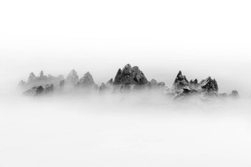 Góry we mgle