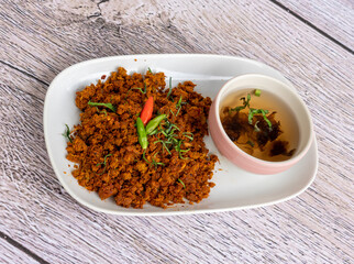 Thai food special dishes mix