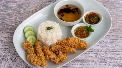 Thai food special dishes mix