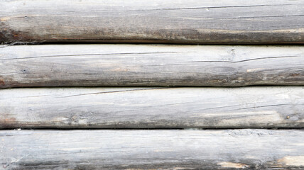 Obraz premium wood texture as background. Top view of the surface of the table for shooting flat lay. Abstract blank template. Rustic Weathered Wood Shed with Knots and Nail Holes